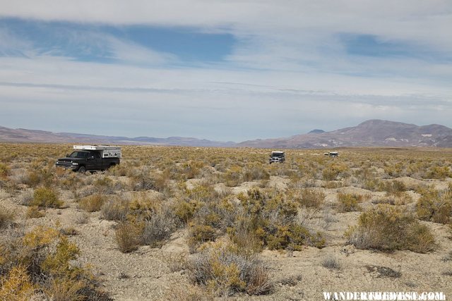 Road from Double Hot Springs to Black Rock Hot Springs