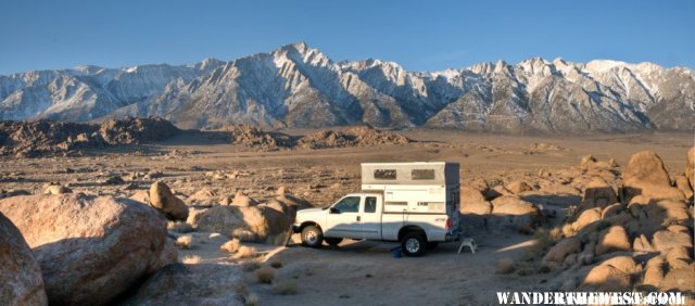 Alabama Hills and the High Sierras