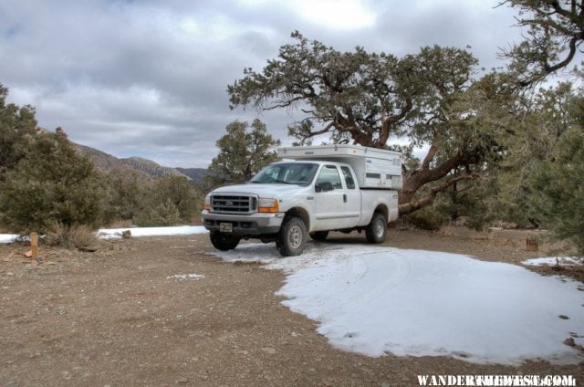 Grandview Campground in the White Mts.