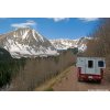 All Terrain Camper high in the La Sal Mountains, Utah