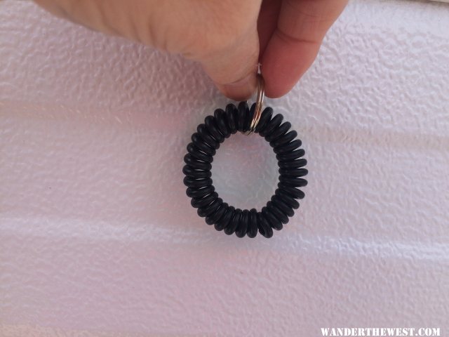 spiral key ring