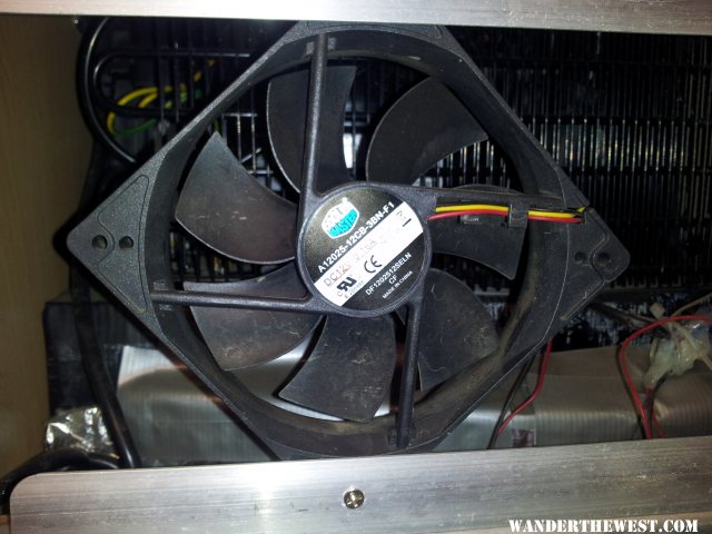 Fan installed