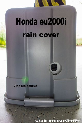 Honda generator rain cover