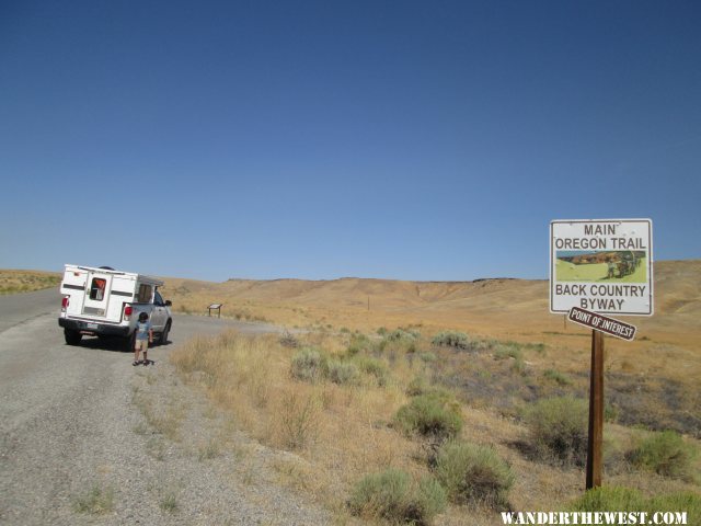 Oregon Trail just across ID border