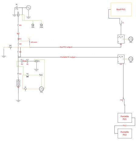 wiring diagram - with in truck guages