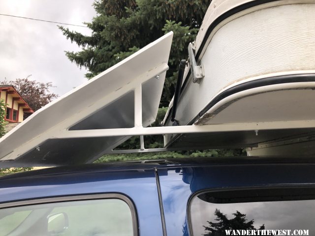 clearance at camper roof