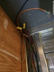 close up of wiring in corner