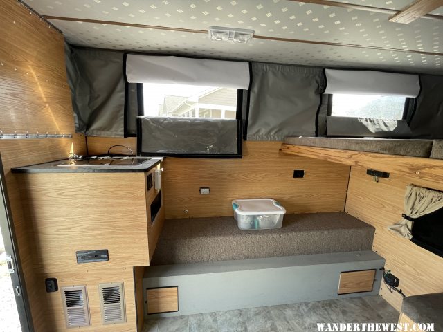 Driver Side, Bed extended