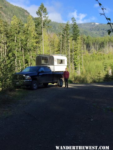 First Camp out with out 50 year old Alaskan