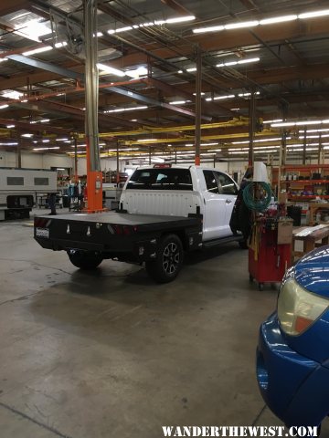 Tundra Flat Bed at the FWC Factory