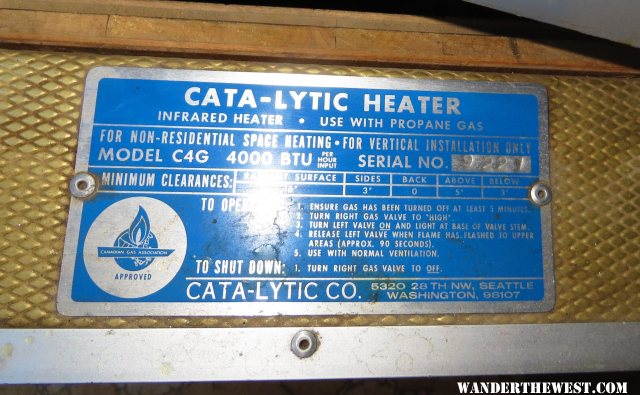Cata-lytic heater