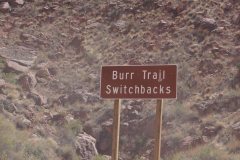 Burr Trail sign