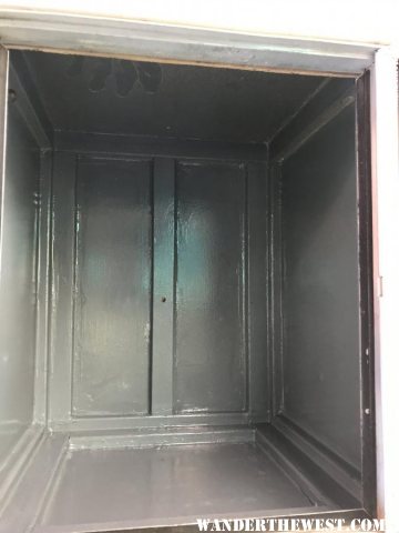 Close view of propane box