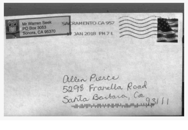 Brenda Seek payment letter