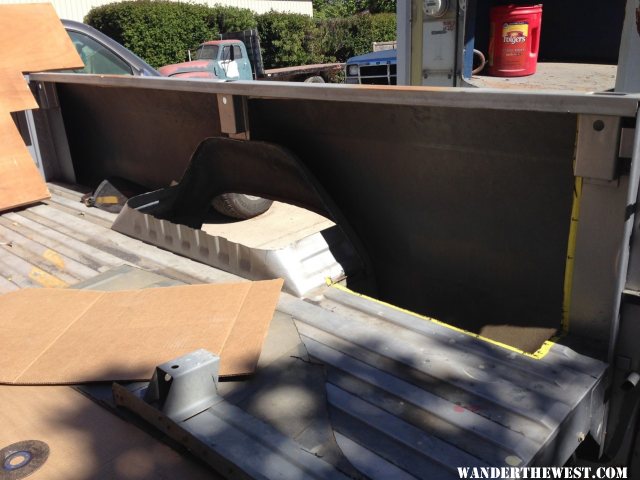 1993 Dodge Ram Cargo Box Cut   Passenger Side