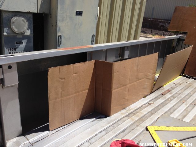 Interior Cargo Bed Storage Area Box in Mock Up
