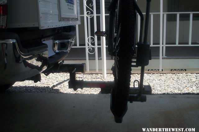Old bike carrier mounted into Lower Receiver