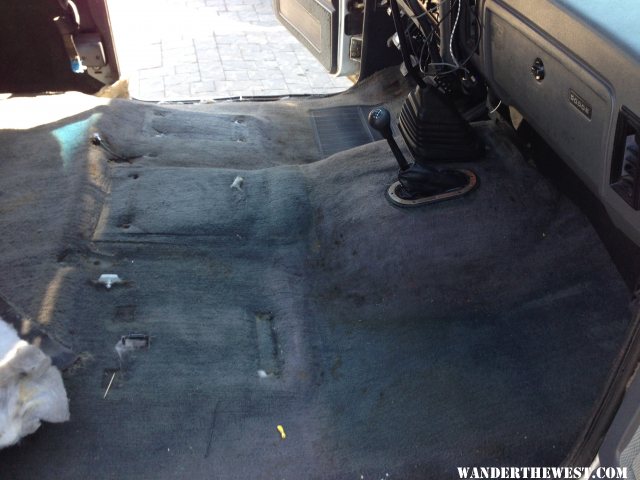 IMG 9270 - Original Carpet in Cab