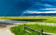 Double Rainbow over Bitterroot Valley