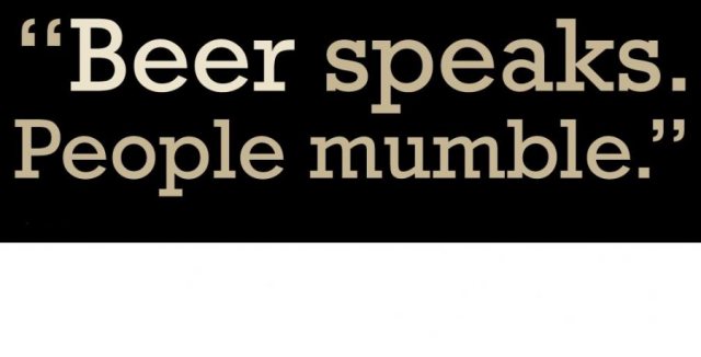 Beer speaks