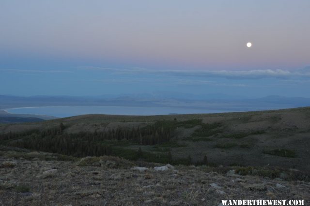 Moonrise over Mono Lake