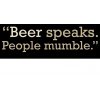 Beer speaks