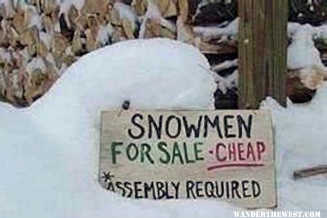 Snow Men For Sale