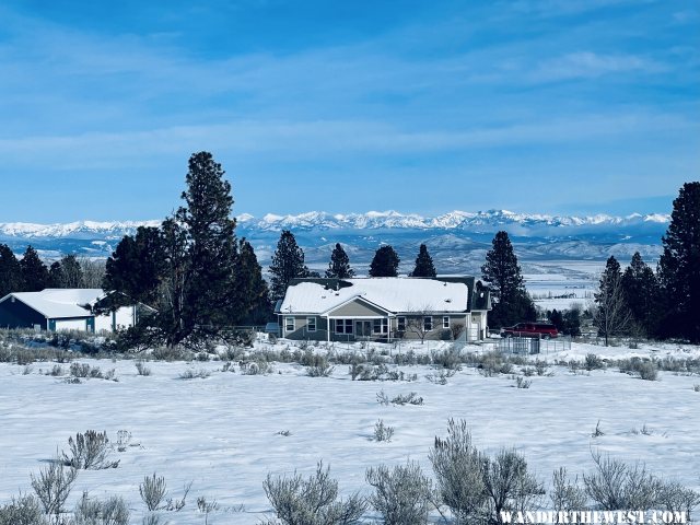 Wallowas Behind the House