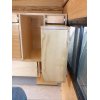 Wave 3 pullout drawer with drawer slides on back