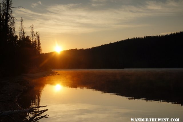 Sunrise at Stanley Lake