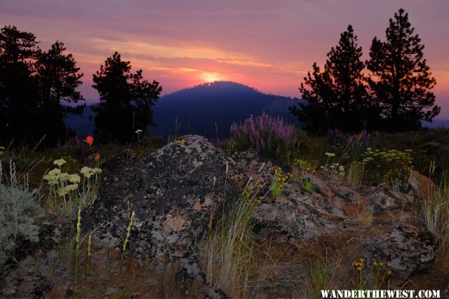 Pine Mountain sunrise June 2015