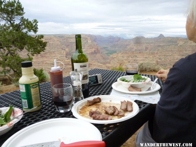 Little Grand Canyon dinner