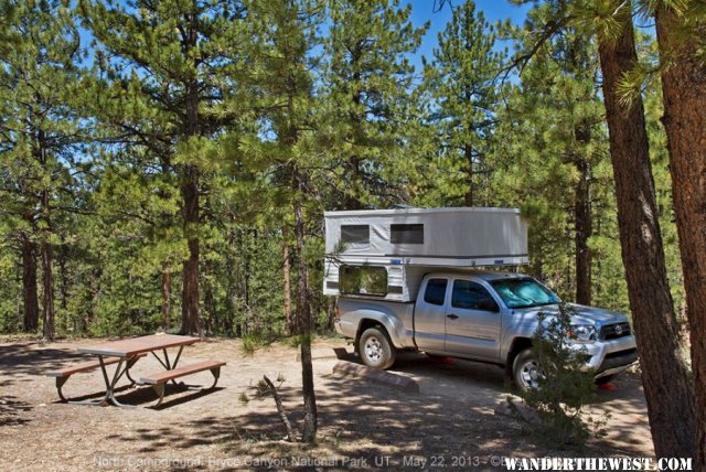 Campsite - Bryce Canyon North Campground