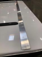 Sample Aluminum Flat Stock on roof to help stop oil canning #1.jpg