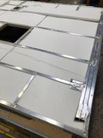 Sample Aluminum Flat Stock on roof to help stop oil canning #4.jpg
